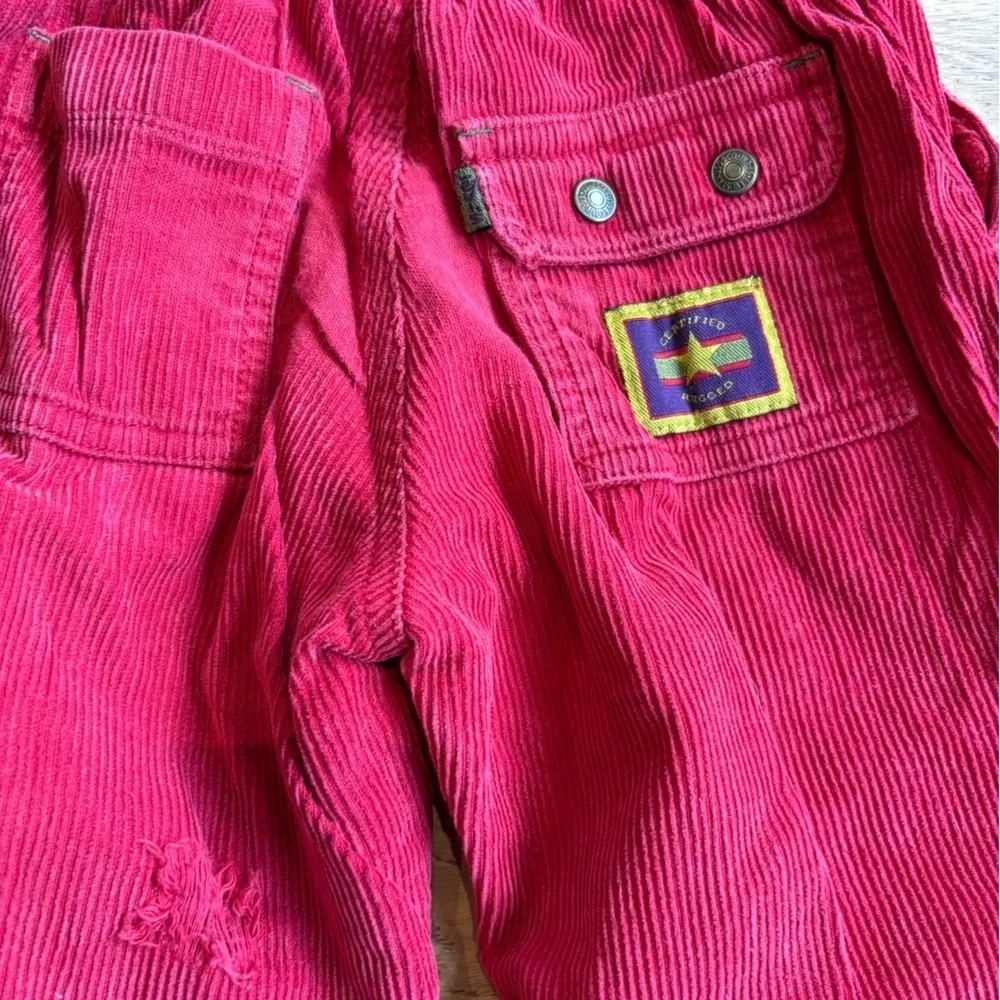 VTG little levis corduroy pants with levi’s patches 5